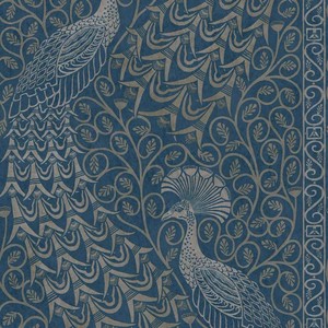 วอลเปเปอร์ OWLS WALLPAPERS PAVO PARADE WALLPAPER 68.5CM X 10M.